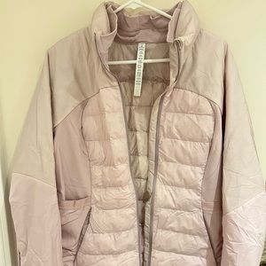 Lululemon Down For It All Pink Puffer Jacket (Like New, Size 14)